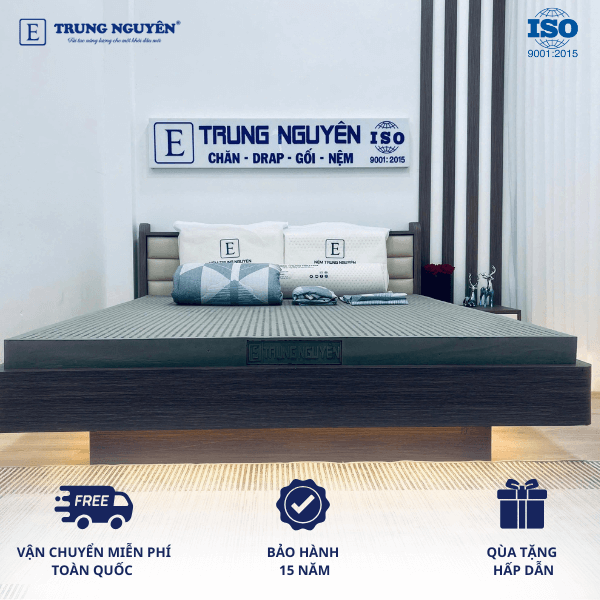 Nệm Cao Su Thiên Nhiên Than Hoạt Tính Trung Nguyên