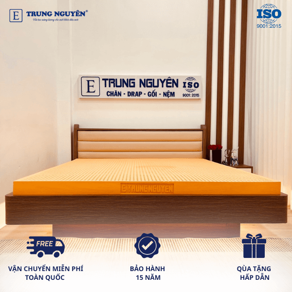 Nệm Cao Su Thiên Nhiên Duke Trung Nguyên, 100% Cao Su Thiên Nhiên