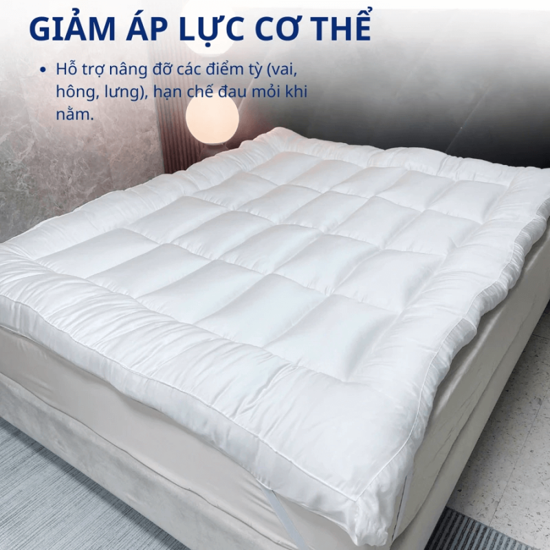 Nệm Topper Long Vũ Cao Cấp Trung Nguyên - Ảnh 3