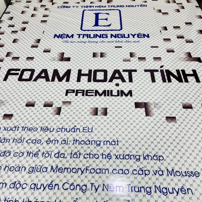 Nệm Foam Premium Hoạt Tính Trung Nguyên - Ảnh 8