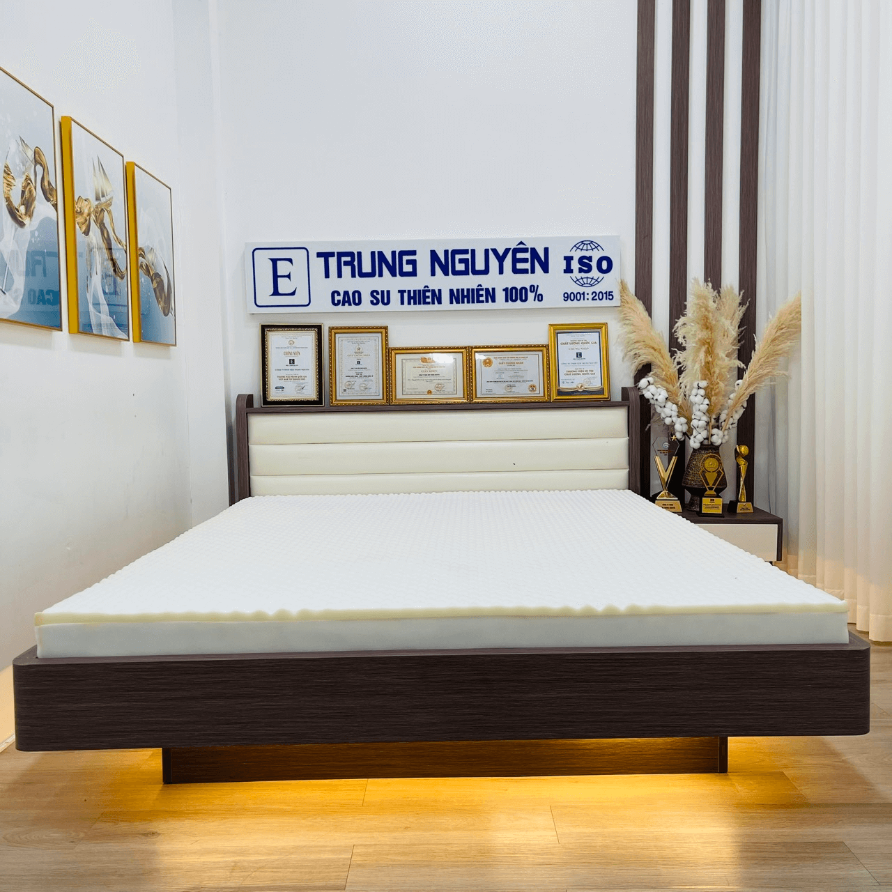 Nệm cao su non massage Trung Nguyên – Êm ái, nâng đỡ, thư giãn tuyệt đối nệm cao su non massage